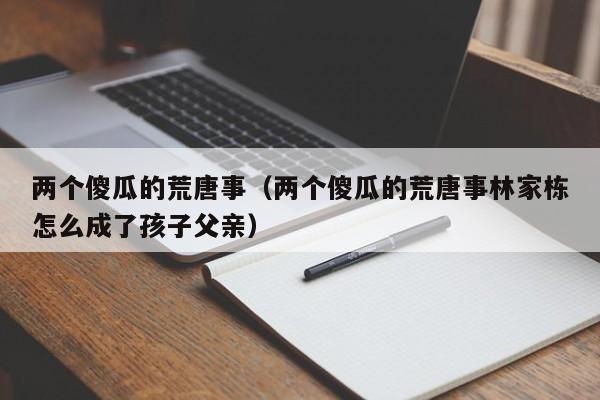 两个傻瓜的荒唐事（两个傻瓜的荒唐事林家栋怎么成了孩子父亲）