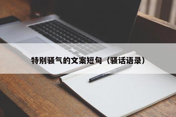 特别骚气的文案短句（骚话语录）